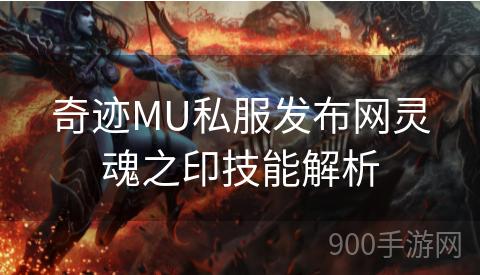 奇迹MU私服发布网灵魂之印技能解析